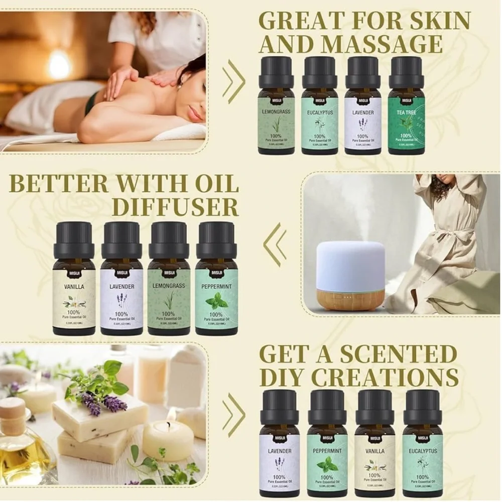 MISJI Essential Oil Set - 6 Pack